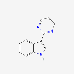 molecular formula C12H9N3 B1501201 3-Pyrimidin-2-yl-1H-indole CAS No. 1146080-39-8