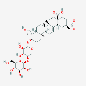 molecular formula C42H66O15 B150126 食用皂苷 C CAS No. 65931-92-2