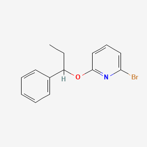 2-Bromo-6-(1-phenyl-propoxy)-pyridine