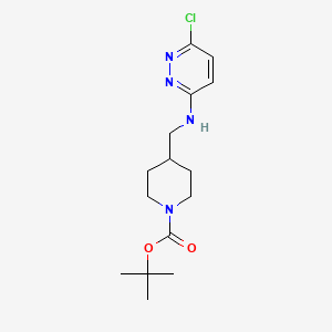 tert-Butyl 4-(((6-chloropyridazin-3-yl)amino)methyl)piperidine-1-carboxylate