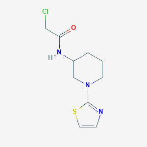 2-Chloro-N-(1-thiazol-2-yl-piperidin-3-yl)-acetamide