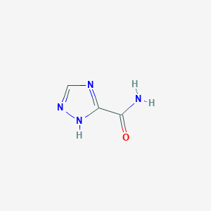 molecular formula C3H4N4O B150127 1H-1,2,4-三唑-3-甲酰胺 CAS No. 3641-08-5