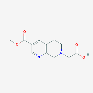 2-(3-(Methoxycarbonyl)-5,6-dihydro-1,7-naphthyridin-7(8H)-YL)acetic acid