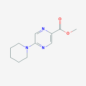 molecular formula C11H15N3O2 B1501286 Methyl 5-(piperidin-1-yl)pyrazine-2-carboxylate CAS No. 1017603-80-3