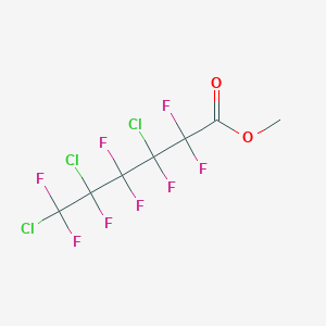 molecular formula C7H3Cl3F8O2 B1501298 Methyl 3,5,6-trichlorooctafluorohexanoate CAS No. 812-90-8