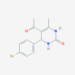 molecular formula C13H13BrN2O2 B15013074 5-acetyl-4-(4-bromophenyl)-6-methyl-3,4-dihydropyrimidin-2(1H)-one 