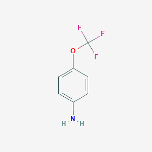 molecular formula C7H6F3NO B150132 4-(Trifluoromethoxy)aniline CAS No. 461-82-5