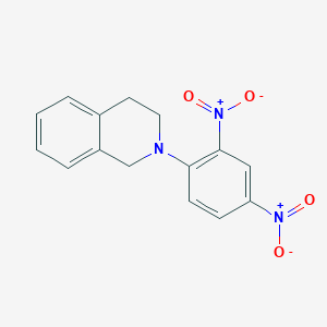 molecular formula C15H13N3O4 B15013447 2-(2,4-Dinitrophenyl)-1,2,3,4-tetrahydroisoquinoline 