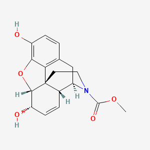 molecular formula C18H19NO5 B1501363 N-Methoxycarbonyl Normorphine CAS No. 1261084-18-7