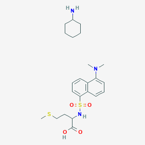 molecular formula C23H35N3O4S2 B1501370 Dansyl-DL-methionine cyclohexylammonium salt CAS No. 42808-13-9
