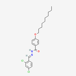 molecular formula C24H30Cl2N2O2 B15013803 4-(decyloxy)-N'-[(E)-(2,4-dichlorophenyl)methylidene]benzohydrazide 