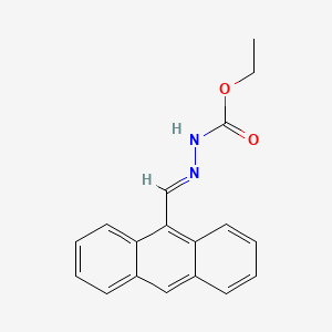 molecular formula C18H16N2O2 B15013959 ethyl (2E)-2-(anthracen-9-ylmethylidene)hydrazinecarboxylate 