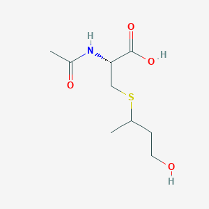 molecular formula C9H17NO4S B1501418 N-Acetyl-S-(4-hydroxybutan-2-yl)-L-cysteine CAS No. 33164-64-6