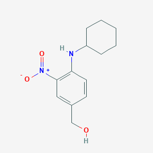 (4-(Cyclohexylamino)-3-nitrophenyl)methanol