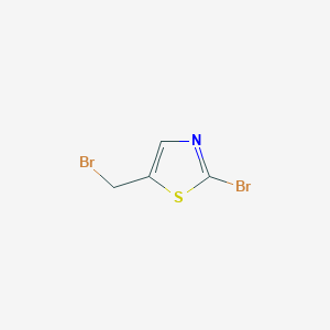 molecular formula C4H3Br2NS B150149 2-Bromo-5-(bromomethyl)thiazole CAS No. 131748-91-9
