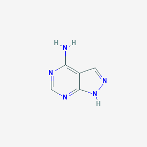 molecular formula C5H5N5 B015015 Pyrazoloadenine CAS No. 2380-63-4