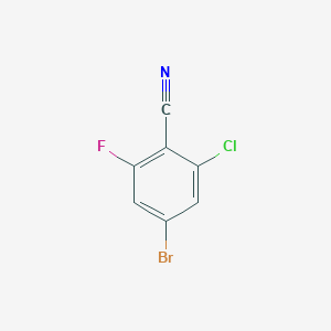 4-Bromo-2-chloro-6-fluorobenzonitrile