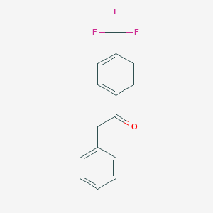 molecular formula C15H11F3O B150152 2-Phenyl-4'-trifluoromethylacetophenone CAS No. 61062-55-3