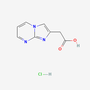 Imidazo[1,2-a]pyrimidine-2-acetic acid hydrochloride