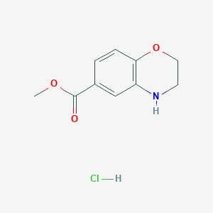 Methyl 3,4-dihydro-2H-benzo[b][1,4]oxazine-6-carboxylate hydrochloride