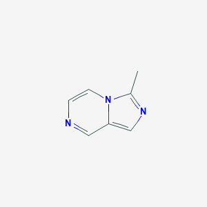 molecular formula C7H7N3 B150156 3-Methylimidazo[1,5-a]pyrazine CAS No. 39204-53-0