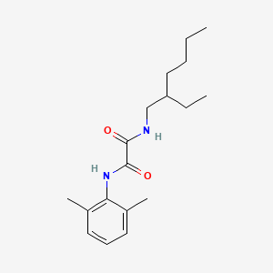 molecular formula C18H28N2O2 B15015845 N-(2,6-dimethylphenyl)-N'-(2-ethylhexyl)ethanediamide 