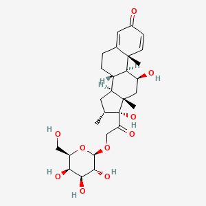 Dexamethasone 21-O-b-D-galactopyranose