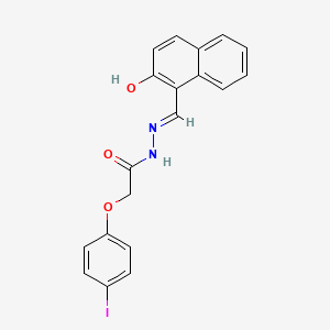 molecular formula C19H15IN2O3 B15015939 N'-[(2-Hydroxy-1-naphthyl)methylene]-2-(4-iodophenoxy)acethydrazide 