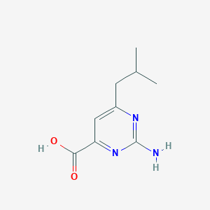 2-Amino-6-isobutylpyrimidine-4-carboxylic acid