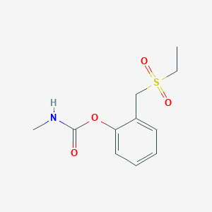 molecular formula C11H15NO4S B150163 Phenol, 2-((ethylsulfonyl)methyl)-, methylcarbamate CAS No. 53380-23-7