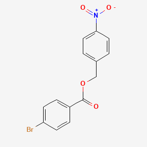 molecular formula C14H10BrNO4 B15016552 4-Nitrobenzyl 4-bromobenzoate 