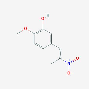 B1501663 2-Methoxy-5-(2-nitroprop-1-EN-1-YL)phenol CAS No. 322474-08-8
