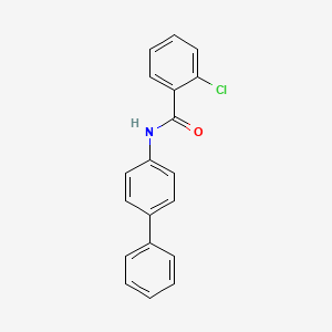 molecular formula C19H14ClNO B15016745 N-(biphenyl-4-yl)-2-chlorobenzamide 