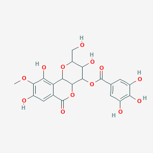 molecular formula C21H20O13 B150170 4-o-Galloylbergenin CAS No. 82958-45-0