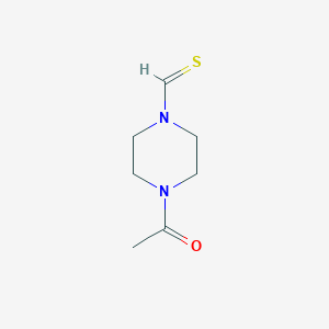 molecular formula C7H12N2OS B150171 1-Acetyl-4-thioformylpiperazine CAS No. 130317-92-9