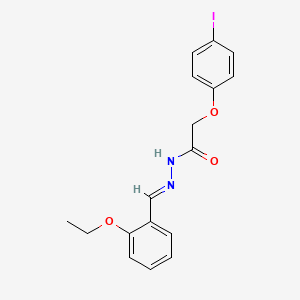 molecular formula C17H17IN2O3 B15017388 N'-[(E)-(2-ethoxyphenyl)methylidene]-2-(4-iodophenoxy)acetohydrazide 