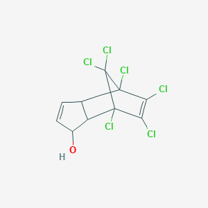 molecular formula C10H6Cl6O B150176 1-Hydroxychlordene CAS No. 2597-11-7