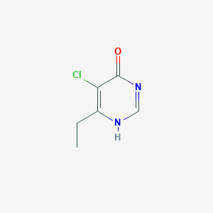 molecular formula C6H7ClN2O B150177 5-Chloro-6-ethylpyrimidin-4-OL CAS No. 130129-58-7