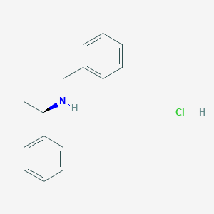 molecular formula C15H18ClN B150181 (R)-(+)-N-苄基-1-苯乙胺盐酸盐 CAS No. 128593-66-8