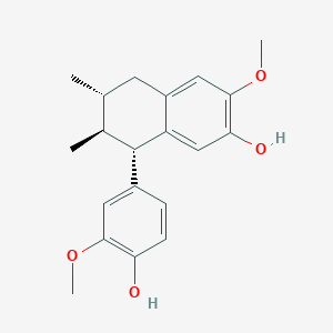 molecular formula C20H24O4 B150186 Guaiacin CAS No. 36531-08-5