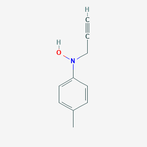 molecular formula C10H11NO B150199 N-Hydroxy-4-methyl-N-(prop-2-yn-1-yl)aniline CAS No. 130136-59-3
