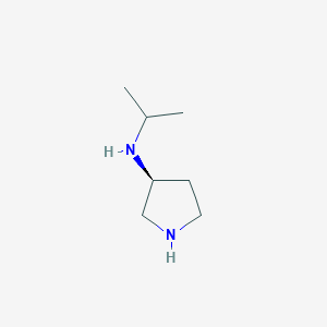 molecular formula C7H16N2 B1502042 Isopropyl-(S)-pyrrolidin-3-yl-amine CAS No. 1061682-29-8