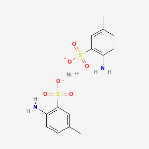 molecular formula C14H16N2NiO6S2 B1502043 Nickel(II) 2-Amino-5-methylbenzenesulfonate CAS No. 375387-13-6
