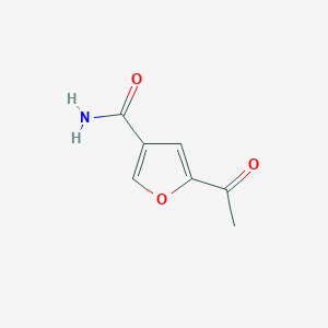 molecular formula C7H7NO3 B150208 5-Acetylfuran-3-carboxamide CAS No. 133674-66-5