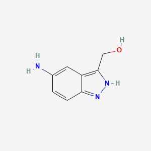 molecular formula C8H9N3O B1502089 (5-Amino-1H-indazol-3-yl)methanol CAS No. 908247-75-6