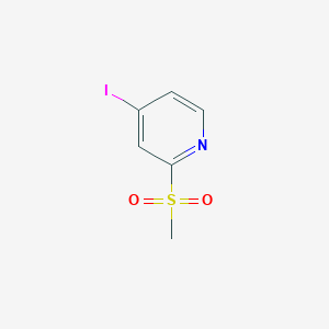 molecular formula C6H6INO2S B1502097 4-Iodo-2-(methylsulfonyl)pyridine CAS No. 1193244-95-9