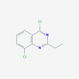 molecular formula C10H8Cl2N2 B1502110 4,8-Dichloro-2-ethylquinazoline CAS No. 887592-05-4
