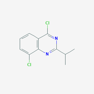 molecular formula C11H10Cl2N2 B1502114 4,8-Dichloro-2-isopropylquinazoline CAS No. 887590-80-9
