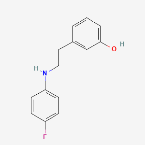 3-(2-((4-Fluorophenyl)amino)ethyl)phenol