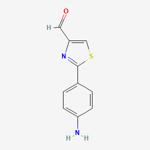 2-(4-Amino-phenyl)-thiazole-4-carbaldehyde